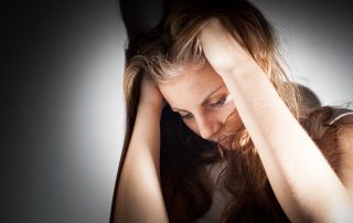woman experiencing detox symptoms