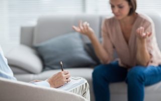 woman thinking about addiction help
