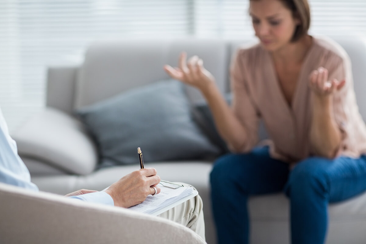 woman thinking about addiction help
