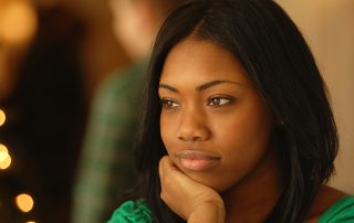 woman thinking about the stages of recovery