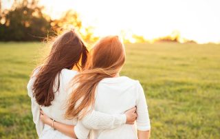 women thinking about aftercare and early recovery