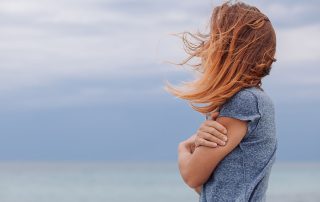 woman thinking about myths about addiction