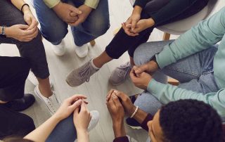 a group participates in a drug detox program