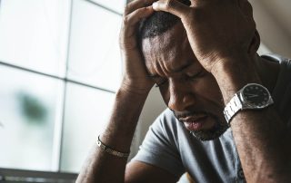 a man suffers from heroin effects