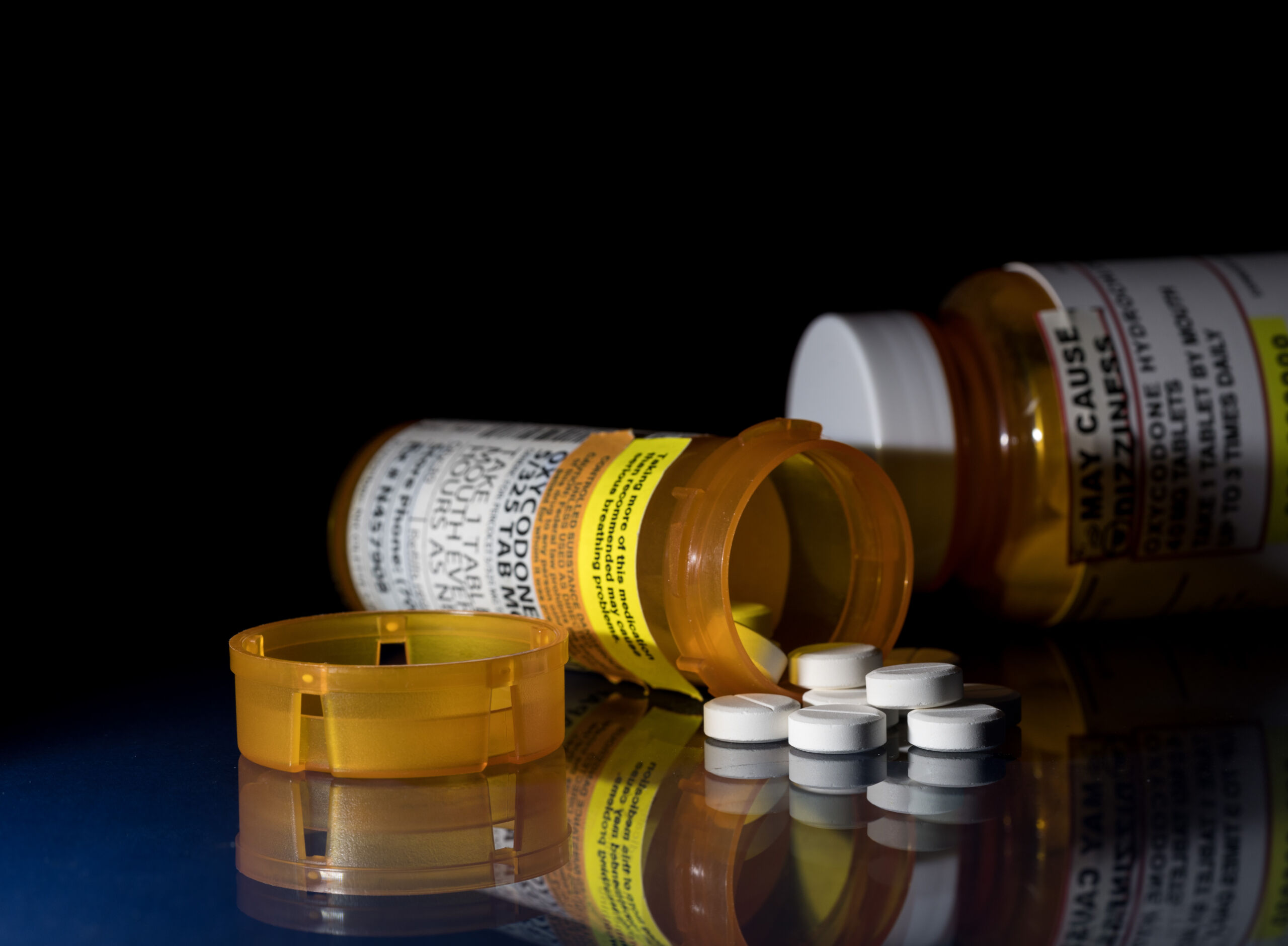 bottle of opioids - opioid prescription rate