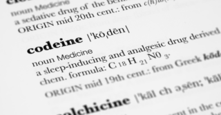 dictionary definition of codeine.